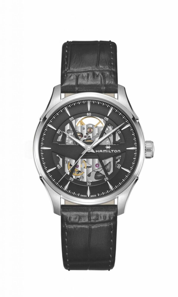 Découvrez la montre Jazzmaster Skeleton de Hamilton. Paiement 4x sans frais. Dumas Horloger détaillant officiel à Avignon centre ville.