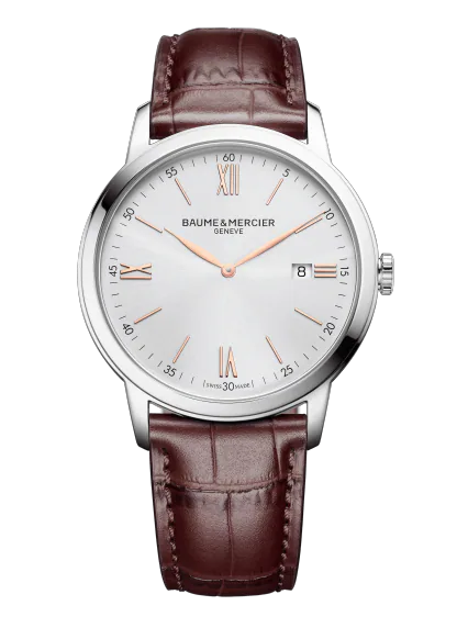Succombez à la montre Classima 10415 de Baume & Mercier. Dans votre bijouterie Dumas Horloger à Avignon. Paiement 4x sans frais.