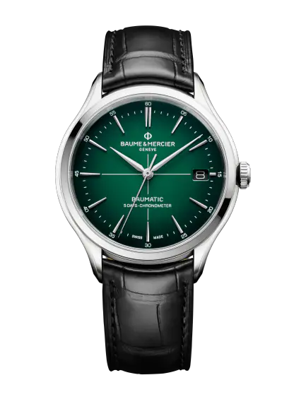 Laissez-vous séduire par la montre Clifton 10592 de Baume & Mercier. Célèbre maison horlogère Suisse. Détaillant officiel Dumas Horloger à Avignon.
