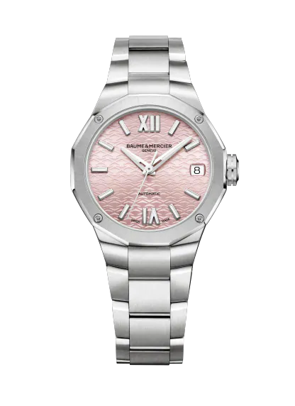 Sublimez votre poignet avec la montre Riviera 10675 de Baume & Mercier. Montre luxe pour femme automatique. Détaillant officiel Dumas Horloger.