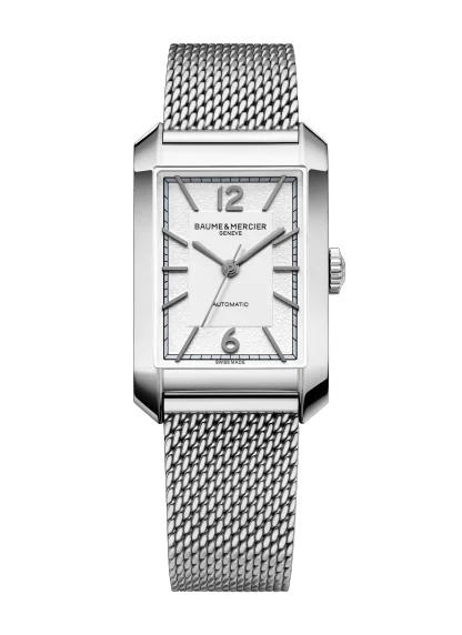 Découvrez la montre Hampton 10672 de la maison suisse Baume & Mercier. Disponible chez votre détaillant officiel Dumas horloger à Avignon.
