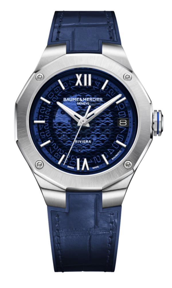 Découvrez l'élégance intemporelle de la montre homme Riviera Baume & Mercier chez votre horloger Dumas à Avignon. Détaillant officiel en Vaucluse.
