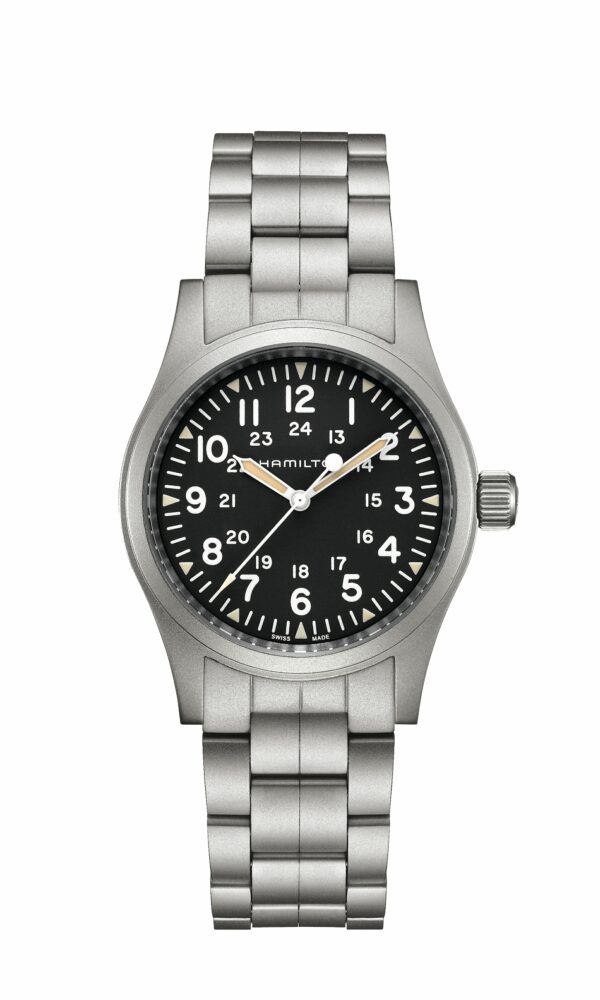 Découvrez la montre Homme Khaki Field 38mm Mécanique de Hamilton, une montre sportive et robuste qui rend hommage à l’histoire militaire de la marque. Commandez-la chez Dumas Horloger à Avignon.