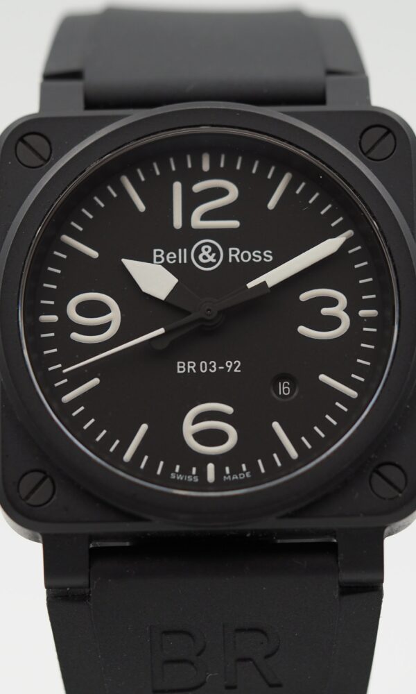 Montre BR03-92 Noir Mat Bell&Ross Occasion-Dumas Horloger.