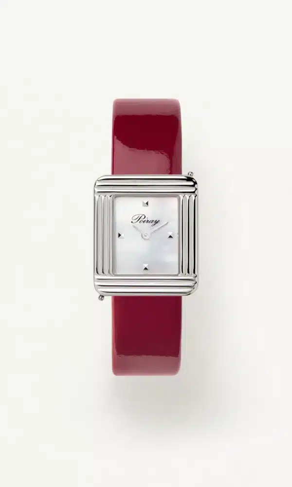 Montres Ma Premiere Poiray cerise vernis Dumas Horloger